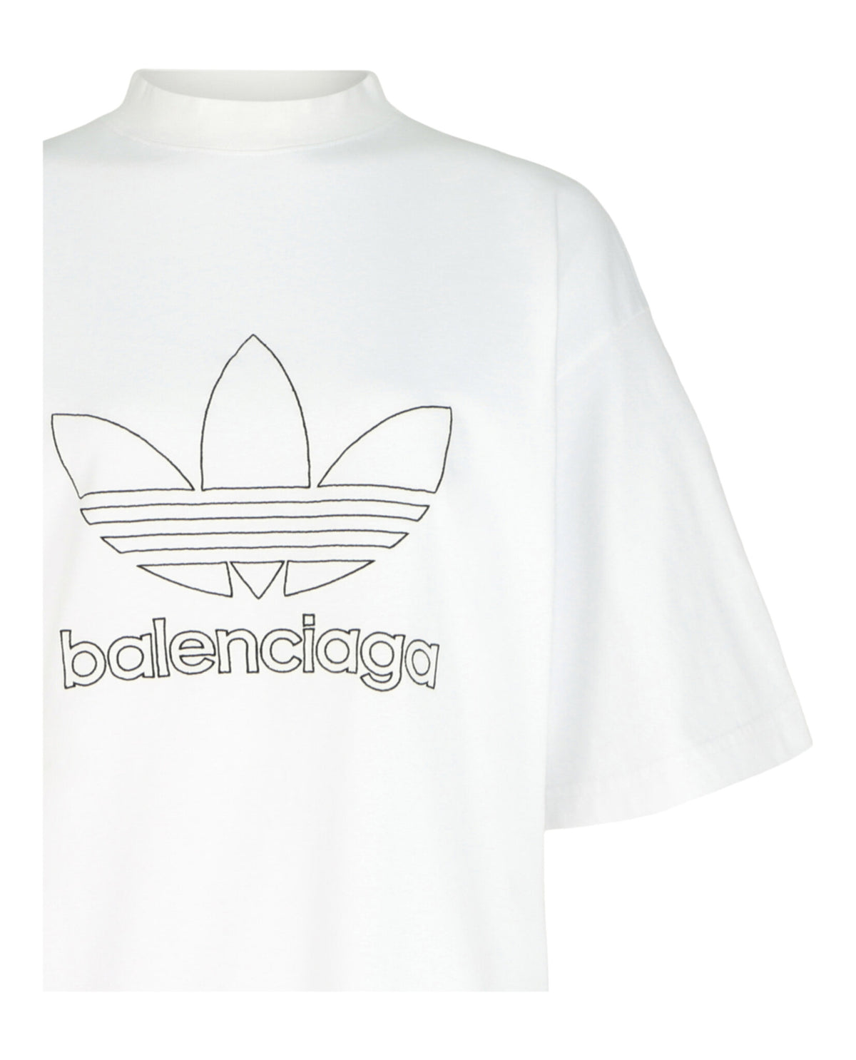 Balenciaga Womens x Adidas Logo T-Shirt