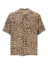 Valentino Garavani Men Silk Bowling Shirt