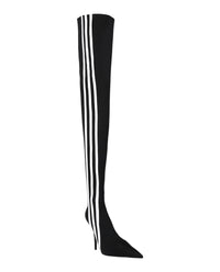 Balenciaga Womens x Adidas Knife Over-The-Knee Boots