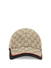 Gucci Men Gg Cotton Fabric Baseball Hat