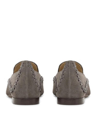 Giorgio Armani Giorgio Armani Women Slip-On Suede Sneakers With Woven Embroidery