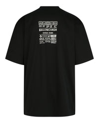 Balenciaga Balenciaga Mens Care Label Medium Fit T-Shirt