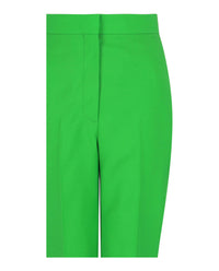 Alexander McQueen Womens Wool-Blend Trousers