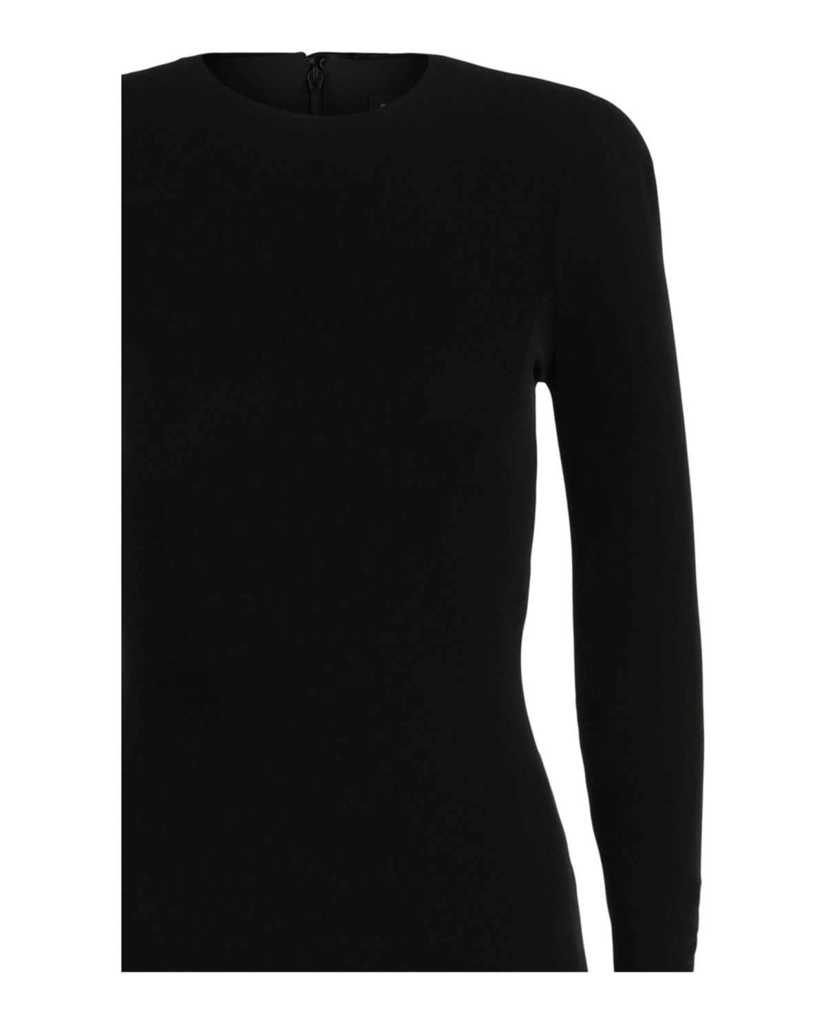 Balenciaga Womens A-Line Crewneck Midi Dress