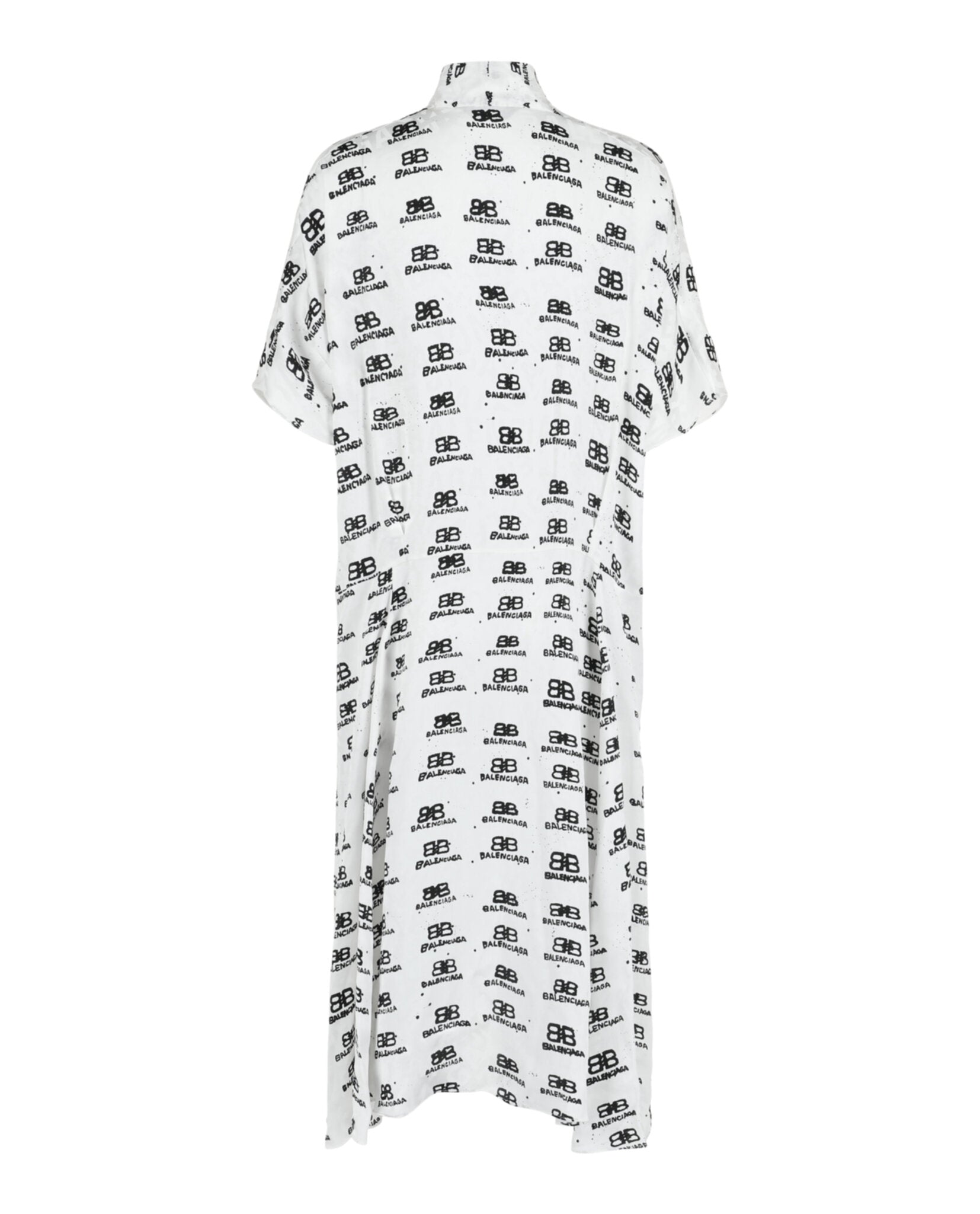 Balenciaga Balenciaga Womens Hand Drawn BB Icon Oversized Dress