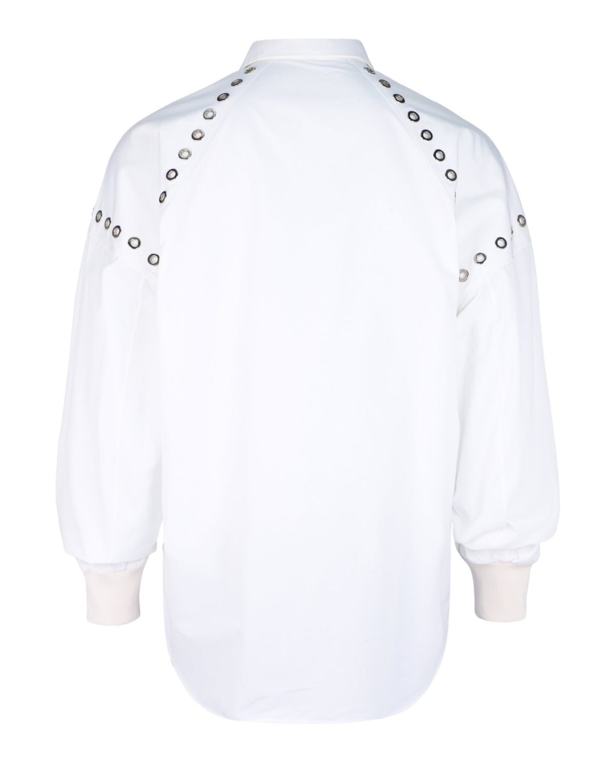 Alexander McQueen Alexander McQueen Mens Grommet Detail Button-Up Shirt