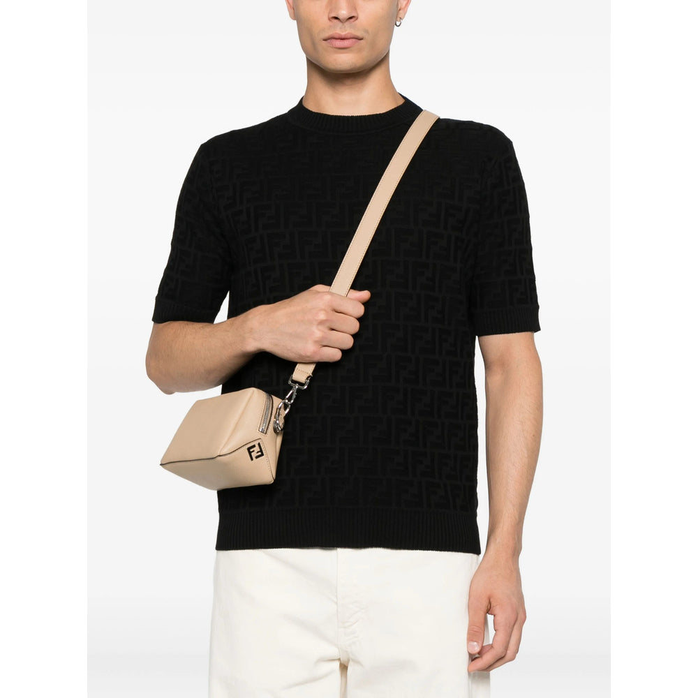 Fendi Neutrals Shoulder Bags Men