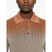 Fendi Fendi Men Polo With Mohair Finish