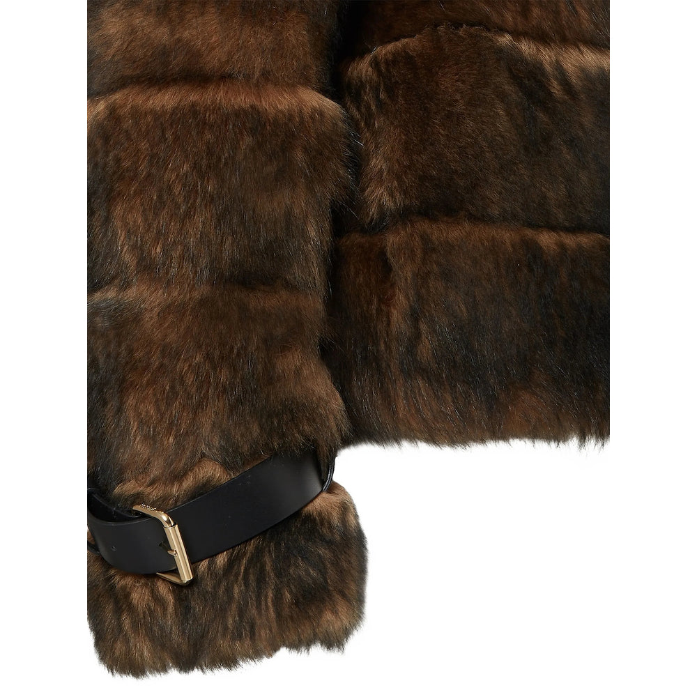 Fendi Brown Jackets - Faux Fur & Shearling Jackets Women