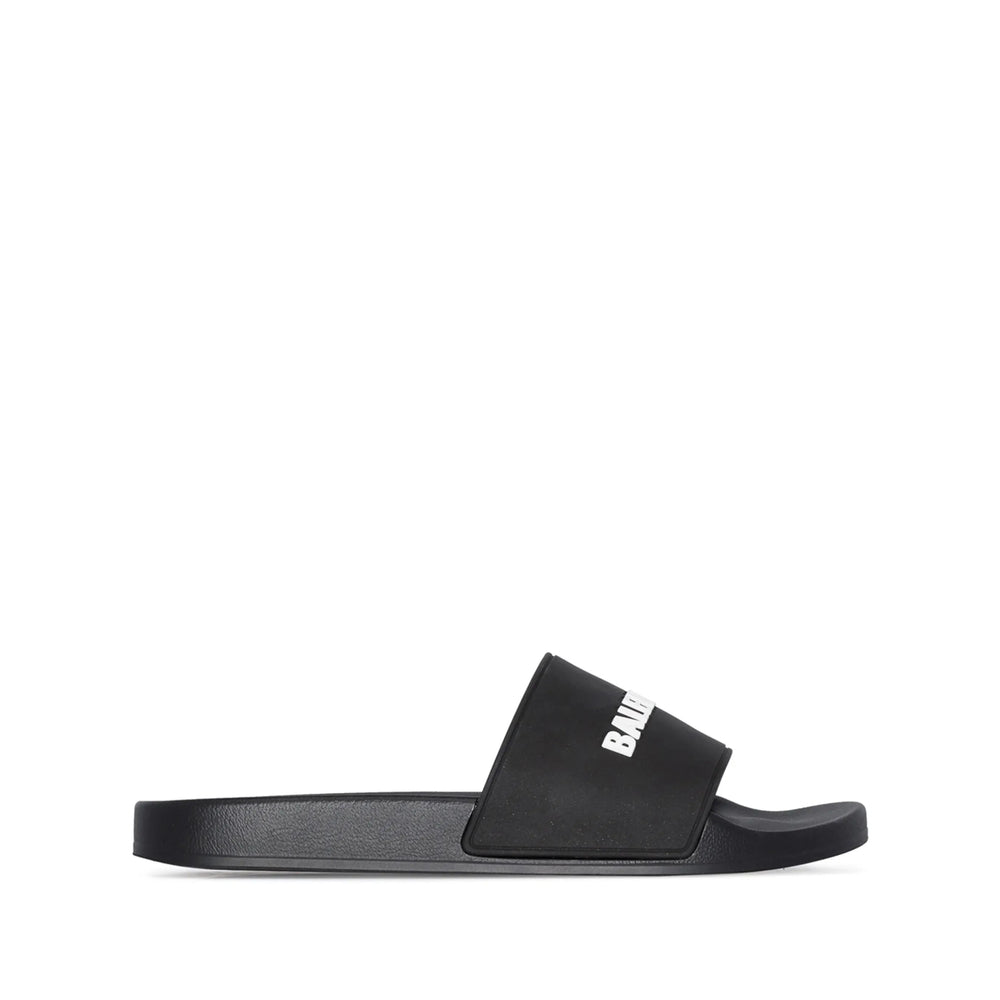 Balenciaga Black Flip-Flops & Slides Men