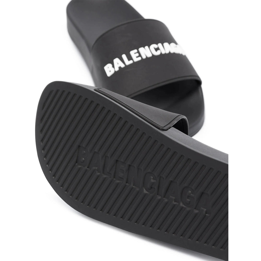 Balenciaga Black Flip-Flops & Slides Men