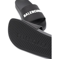Balenciaga Black Flip-Flops & Slides Men