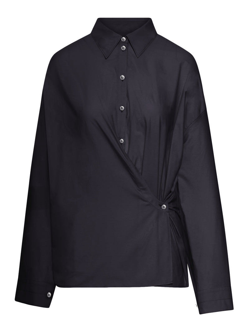 Lemaire Women Twisted Cotton Shirt
