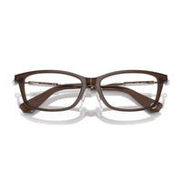 Burberry Eyeglasses Rectangle Full Rim, Brown Frame and Clear Demo Lenses Lens BE2414D4116