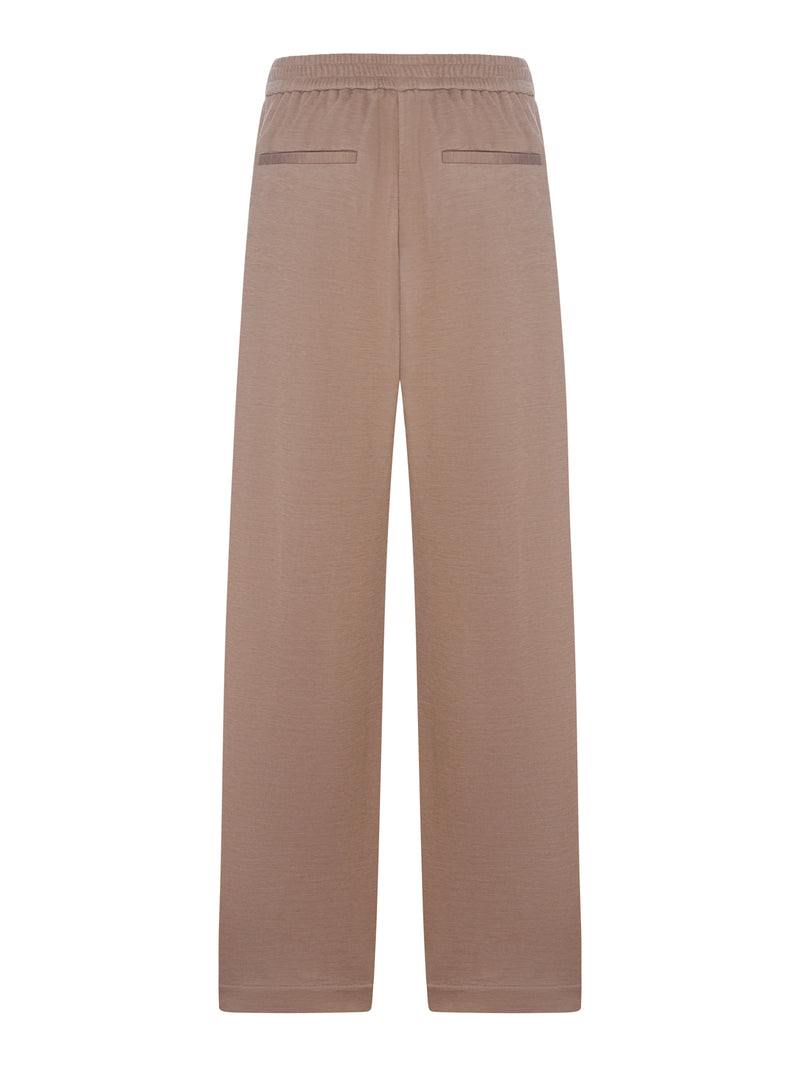 Brunello Cucinelli Women Wide Leg Trousers With Drawstring