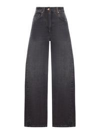 Brunello Cucinelli Brunello Cucinelli Women Wide Leg Denim Jeans