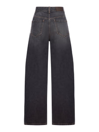 Brunello Cucinelli Brunello Cucinelli Women Wide Leg Denim Jeans