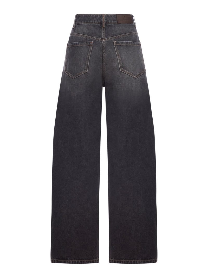 Brunello Cucinelli Brunello Cucinelli Women Wide Leg Denim Jeans