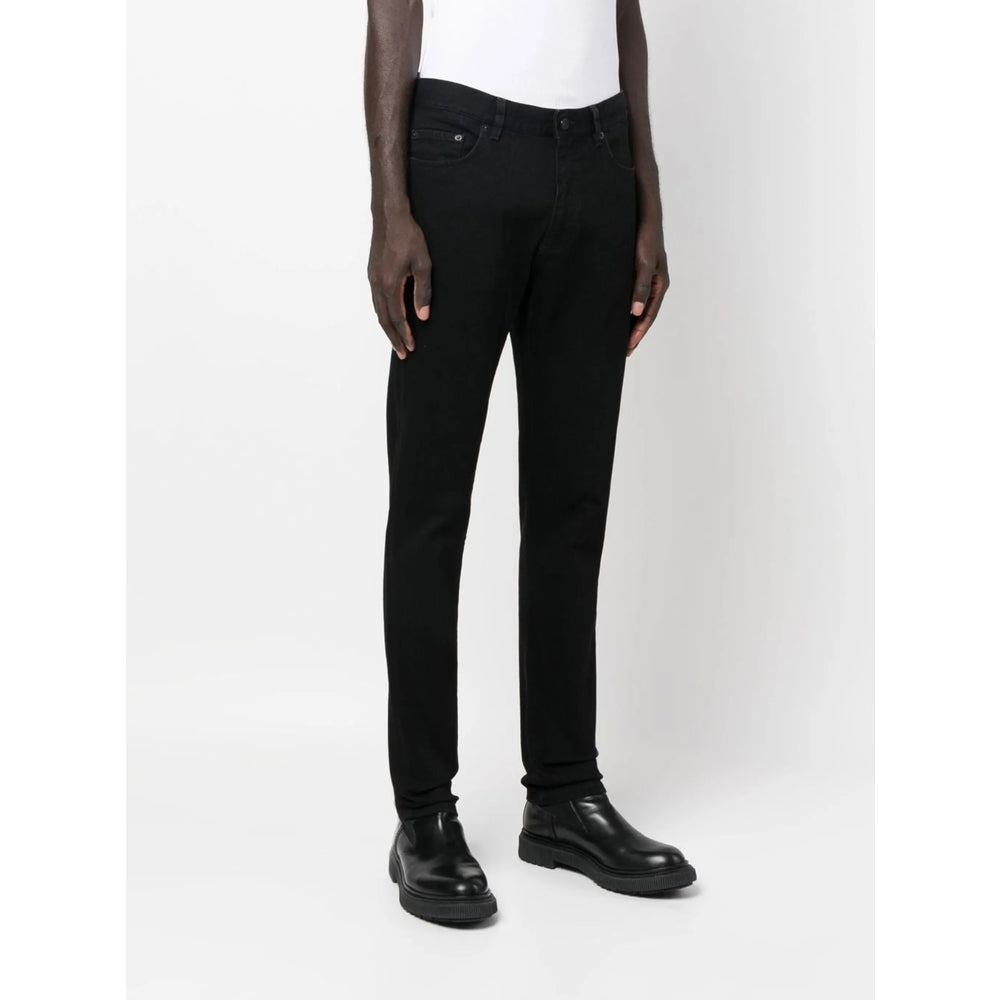 Zegna Black Denim - Slim-Fit Jeans Men