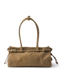 Prada Prada Women Bonnie Medium Handbag In Nubuck Leather