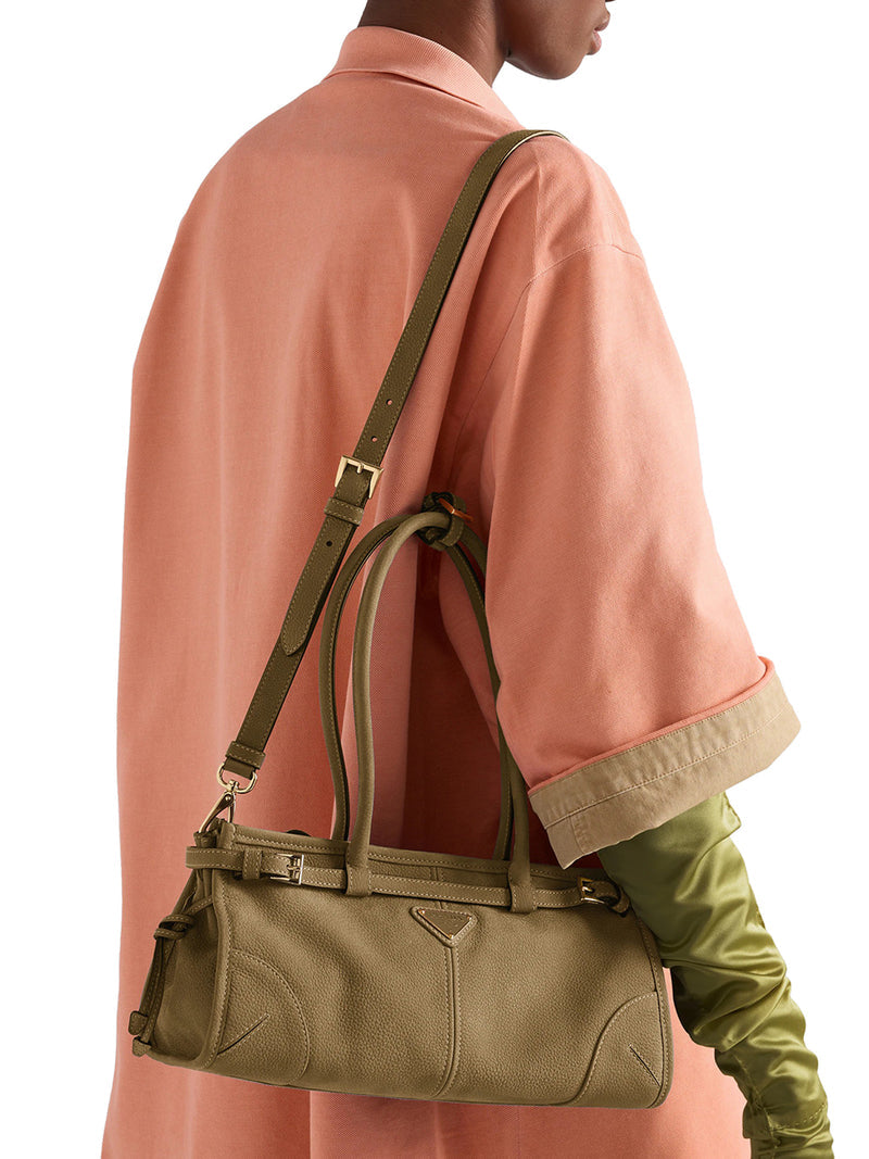 Prada Prada Women Bonnie Medium Handbag In Nubuck Leather