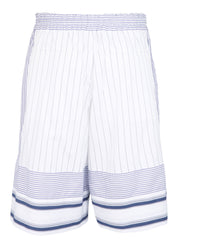 Alexander McQueen Mens Stirped Bermuda Shorts