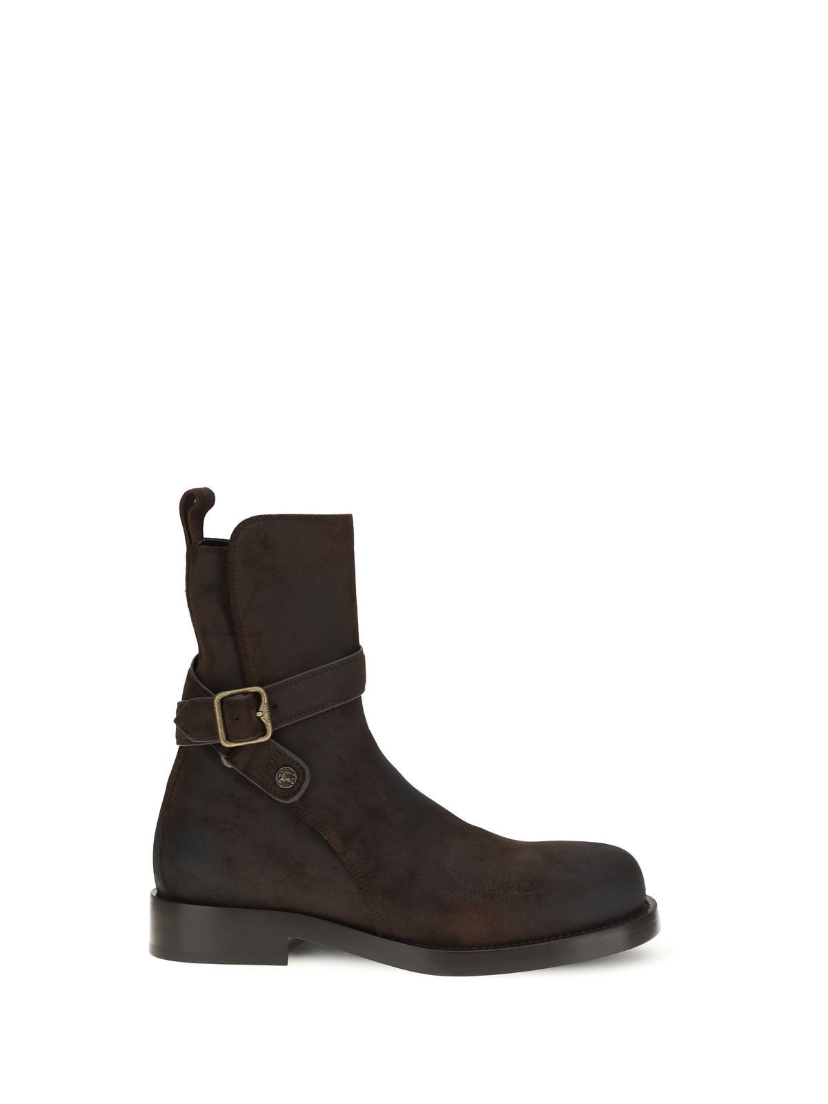 Burberry Men Ledger Jodphur Leather Boots