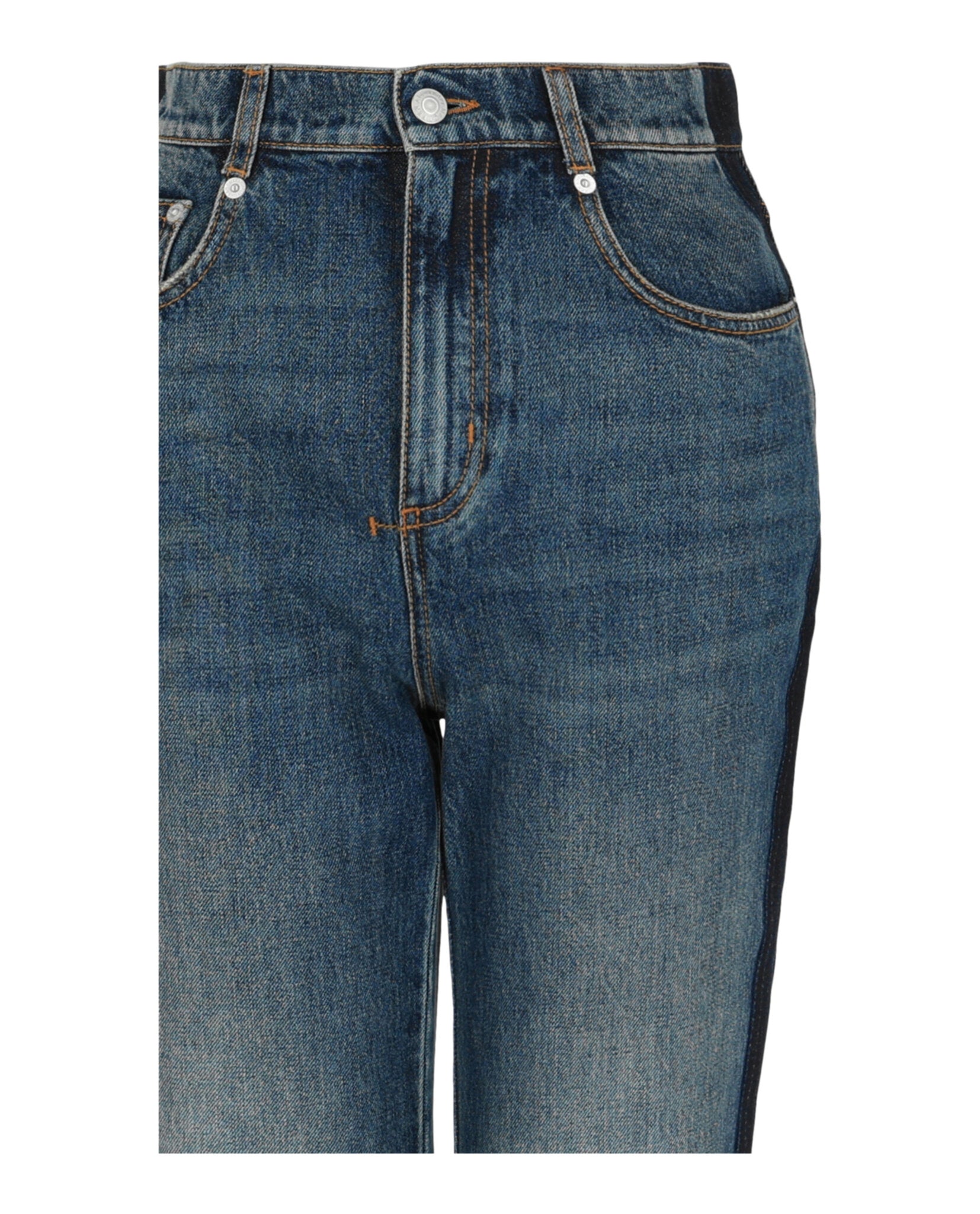 Alexander McQueen Alexander McQueen Womens Faded Boyfriend Jeans