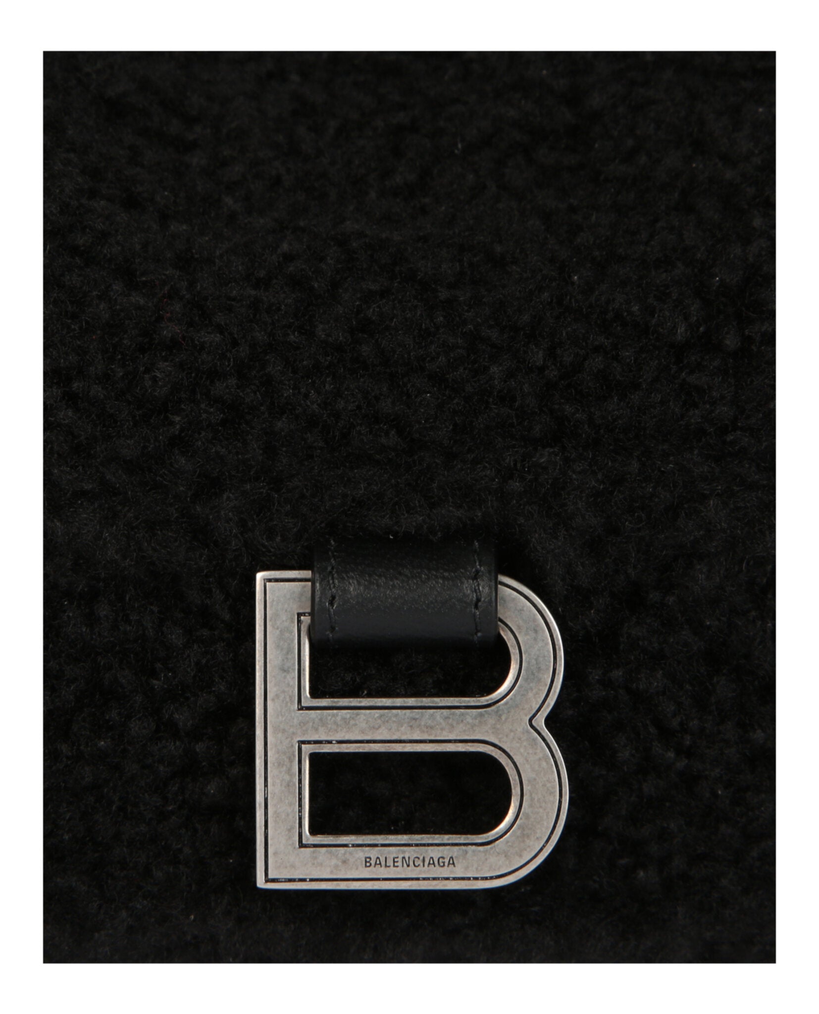 Balenciaga Womens Crush Small Chain Bag With Faux Shearling