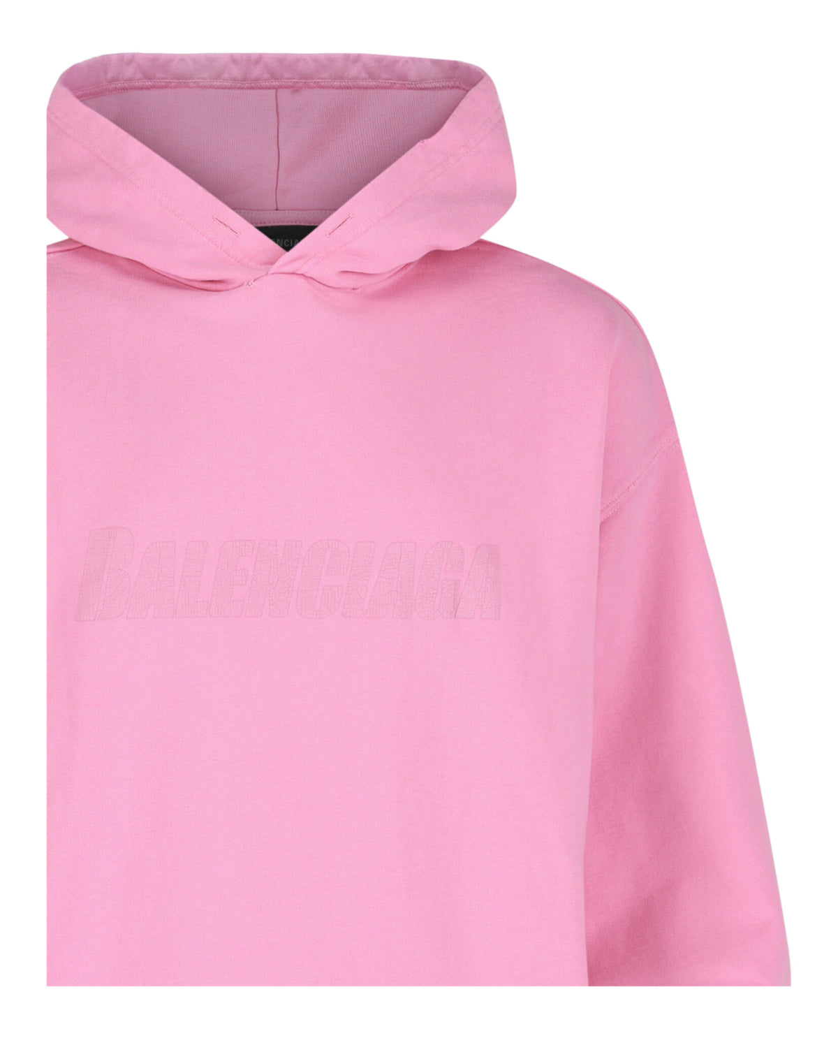 Balenciaga Mens Oversized Destroyed Hoodie