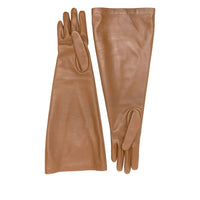 Saint Laurent Brown Gloves Women