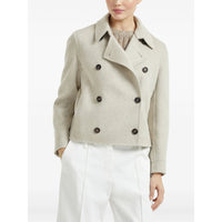 Brunello Cucinelli Neutrals Jackets - Cropped Jackets Women
