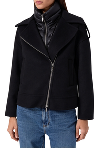 Moorer Moorer Viana-Cwx Biker Jacket Nero