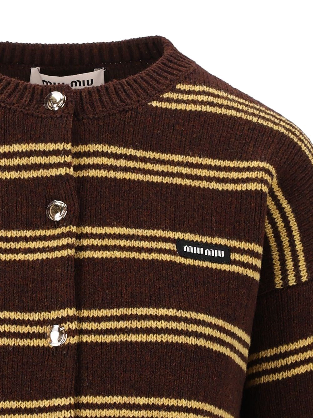 Miu Miu Women Striped Cardigan