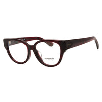 Burberry Eyeglasses Round Full Rim, Dark Havana Frame and Clear Demo Lenses Lens BE2421F3002