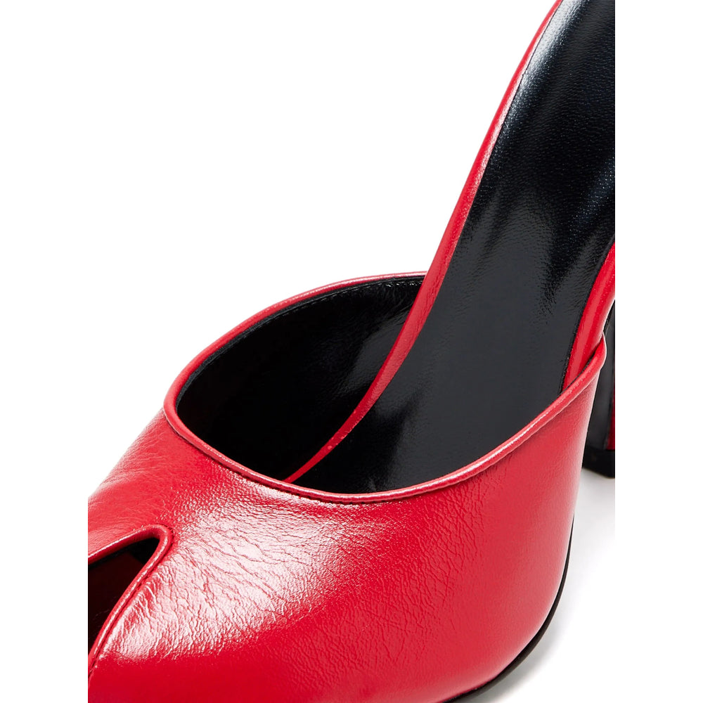 Jude Red Mules Women