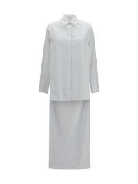 ALAÏA Alaïa Women Asymmetric Cotton Poplin Shirt