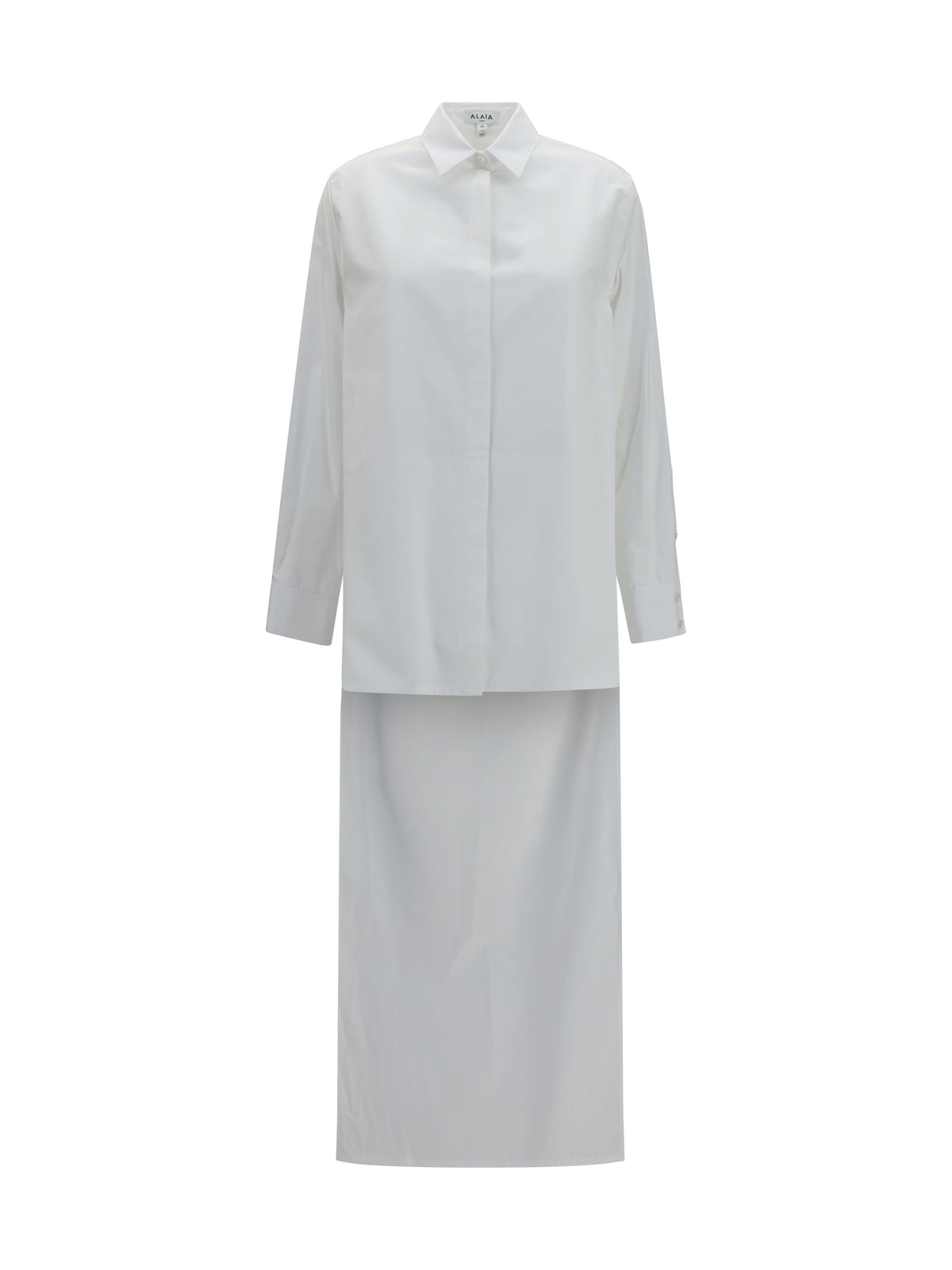 ALAÏA Alaïa Women Asymmetric Cotton Poplin Shirt