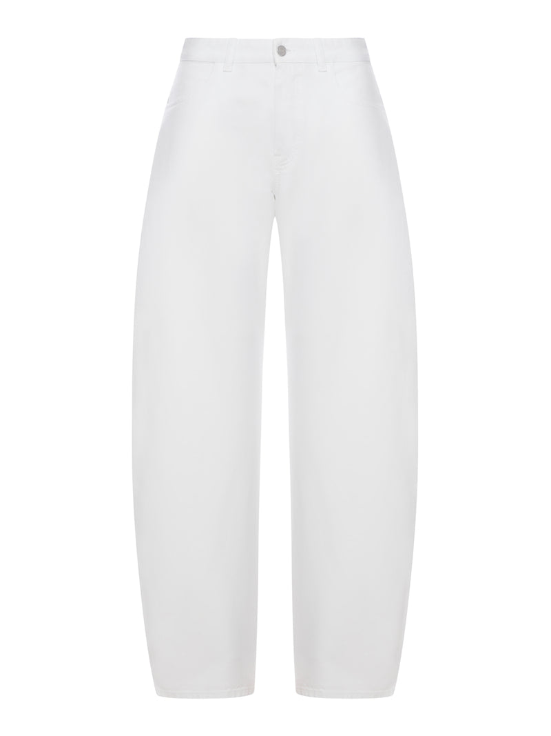 Alaia Women Low-Waisted Rounded Jeans