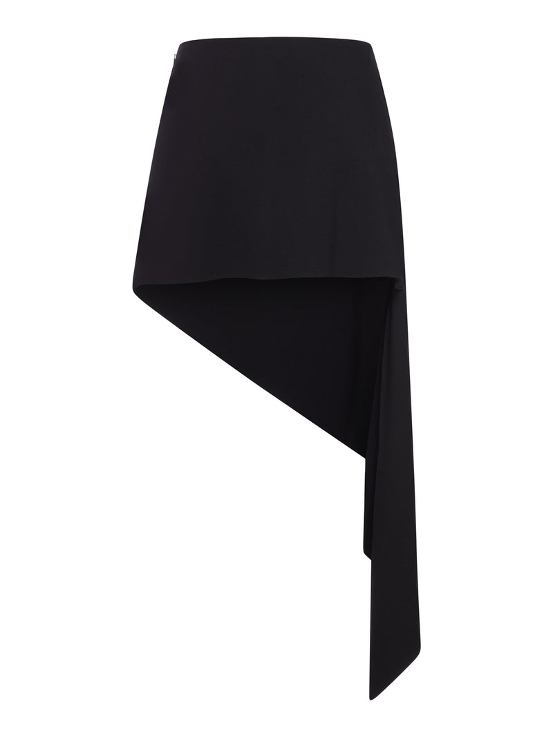 Alaia Women Asymmetric Wool Skirt