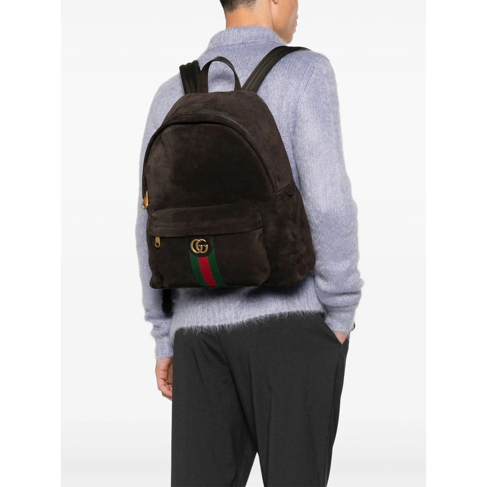 Gucci Brown Backpacks Men