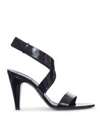 Alaia Women Cone Sandals In Patent Calfskin