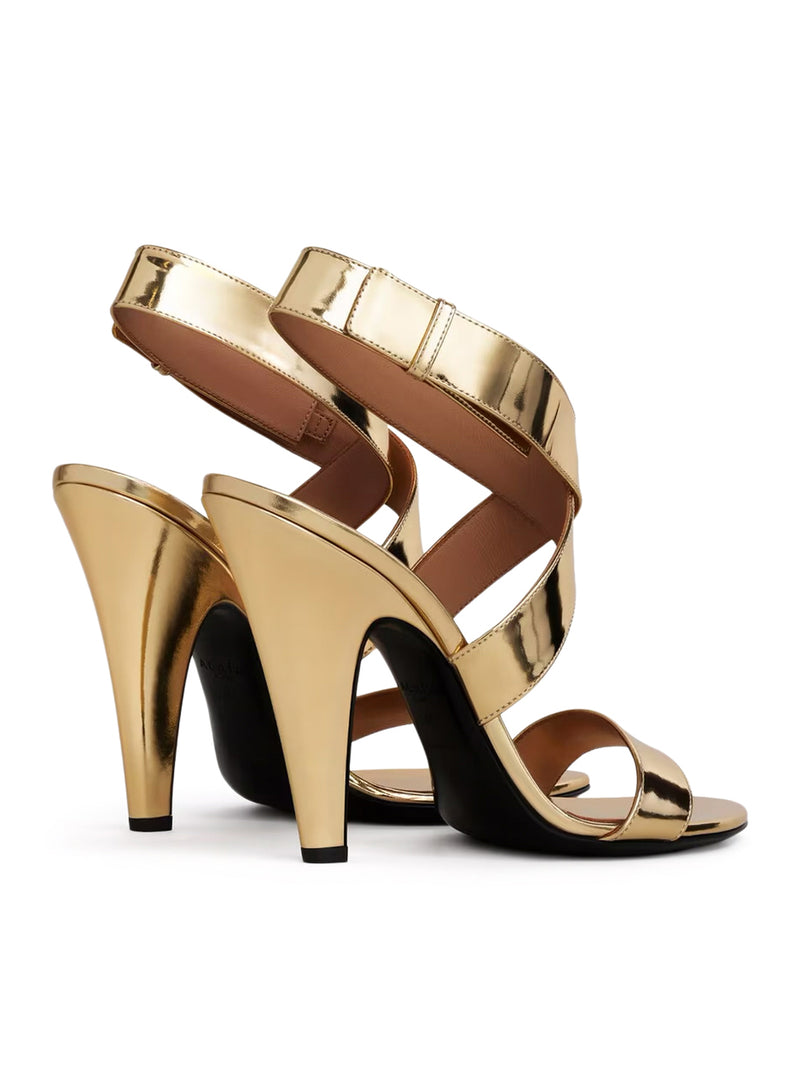 Alaia Women Mirror-Effect Sandals