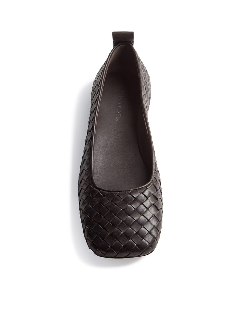 Bottega Veneta Bottega Veneta Women Charlotte Leather Ballet Flats