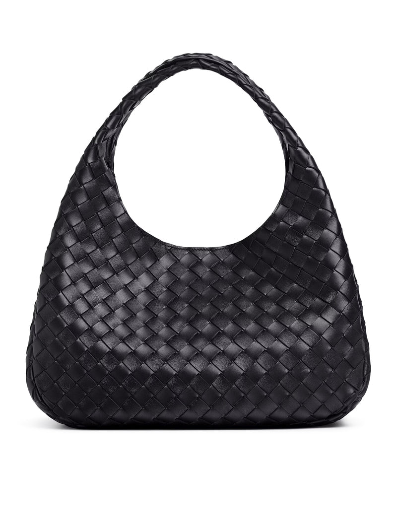 Bottega Veneta Women Woven Leather Bell Bag