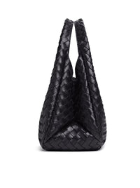 Bottega Veneta Women Woven Leather Bell Bag