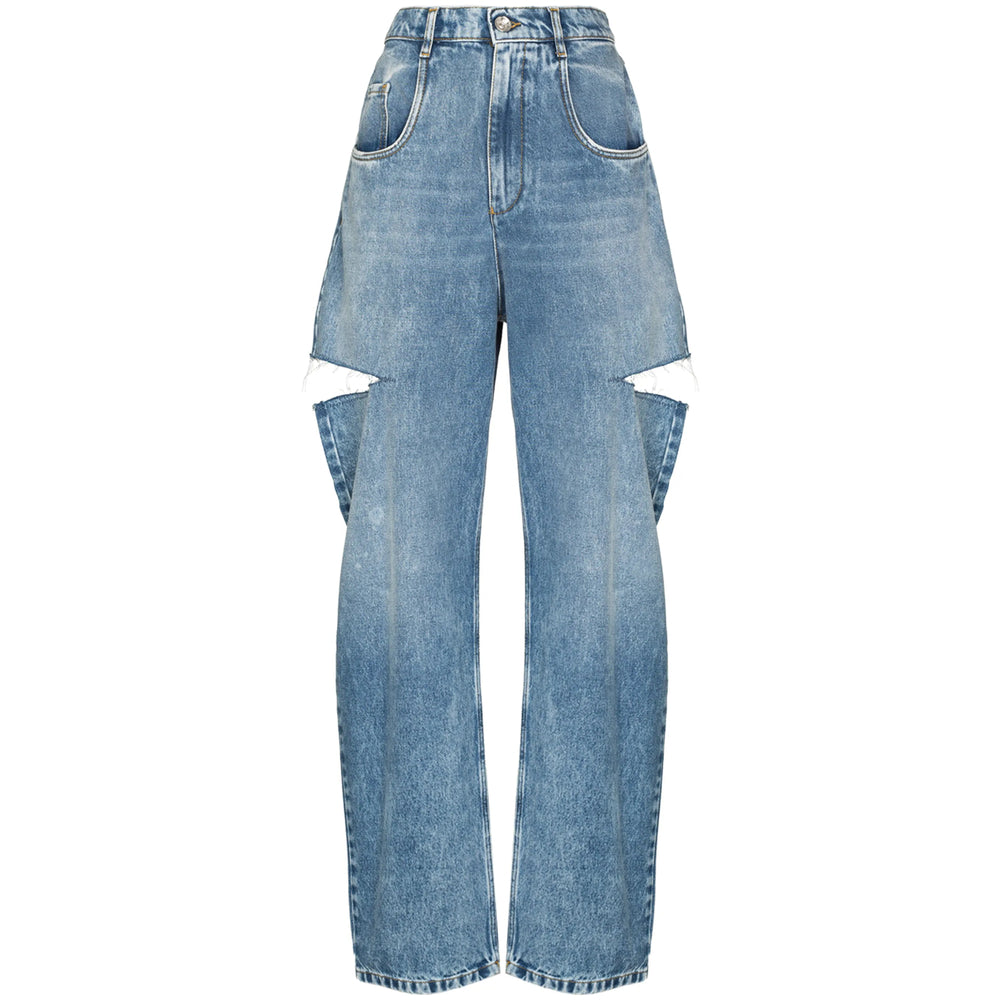 Maison Margiela Maison Margiela Blue Denim - Straight-Leg Jeans Women