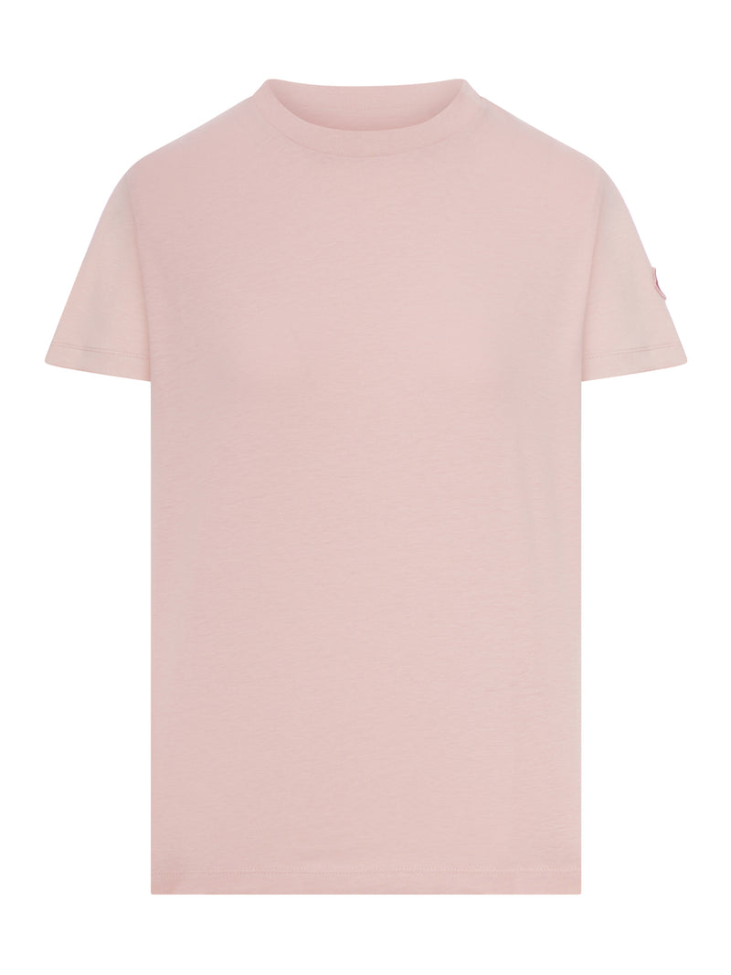 Moncler Moncler Women Cotton T-Shirt With Embroidered Logo