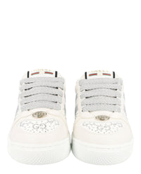 Gucci Gucci Womens Screener GG Crystal Low-Top Sneakers
