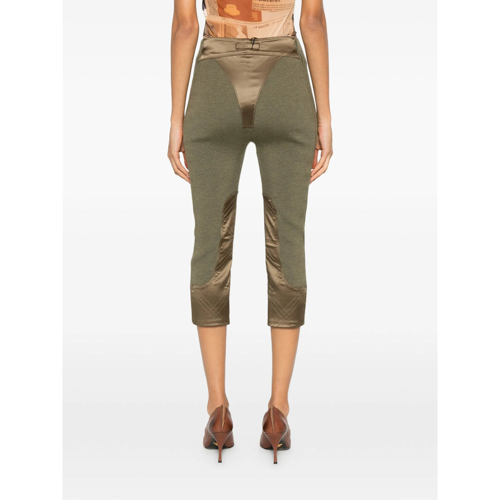Jean Paul Gaultier Jean Paul Gaultier Green Trousers - Cropped Trousers Women